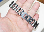 Load image into Gallery viewer,  Big Man's Gold Stainless Steel Motorcycle Chain Bracelet - HDsmallPARTS.com