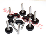 Load image into Gallery viewer, 10,20,50 1/4"-20 x 1-1/2" - Round Black Knob