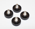 Load image into Gallery viewer, 1/4"-20 Thumb Screws - 1" Round Black HDsmallPARTS.com