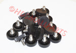 Load image into Gallery viewer, (250) 1/4&quot;-20 x 1/2&quot; Thumb Screws - 1&quot; Round Knob LocEzy.com
