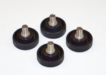Load image into Gallery viewer, 1/4"-20 Thumb Screws - 1" Round Black HDsmallPARTS.com