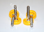 Load image into Gallery viewer, 1/4"-20 x 1-1/2" Thumb Screws  Round Knob Yellow