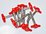 Load image into Gallery viewer, 1/4"-20 x 2" TEE/WING Knob Thumb Screws -  (250-500-1000)  HDsmallPARTS.com