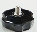 Load image into Gallery viewer, 1/4"-20  Black Rosette Clamping Thumb Screw Knobs HDsmallPARTS.com