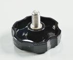 Load image into Gallery viewer, 1/4"-20  Black Rosette Clamping Thumb Screw Knobs HDsmallPARTS.com