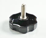 Load image into Gallery viewer, 1/4"-20  Black Rosette Clamping Thumb Screw Knobs HDsmallPARTS.com