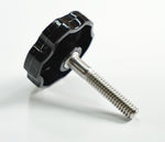Load image into Gallery viewer, 1/4"-20  Black Rosette Clamping Thumb Screw Knobs HDsmallPARTS.com
