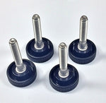 Load image into Gallery viewer, (250-500-1000) 1/4"-20 x 1-1/2" - Round Black Knob