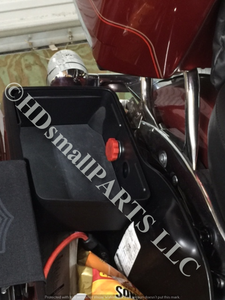 Harley-Davidson Red LocEzy Saddlebag Mounting Hardware/Knobs 2014-2015 LocEzy.com