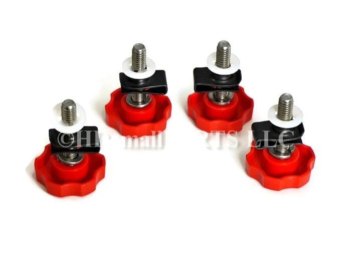 LocEzy® Harley-Davidson Saddlebag Mounting Hardware/Knobs Red 1996-2013 LocEzy.com