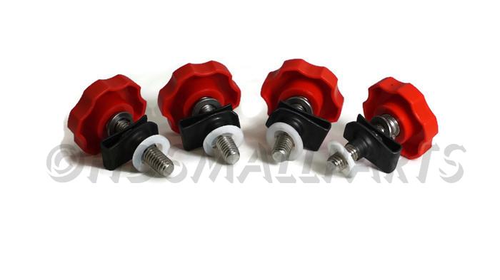 LocEzy® Harley-Davidson Saddlebag Mounting Hardware/Knobs Red 1996-2013 LocEzy.com