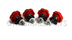 LocEzy® Harley-Davidson Saddlebag Mounting Hardware/Knobs Red 1996-2013 LocEzy.com