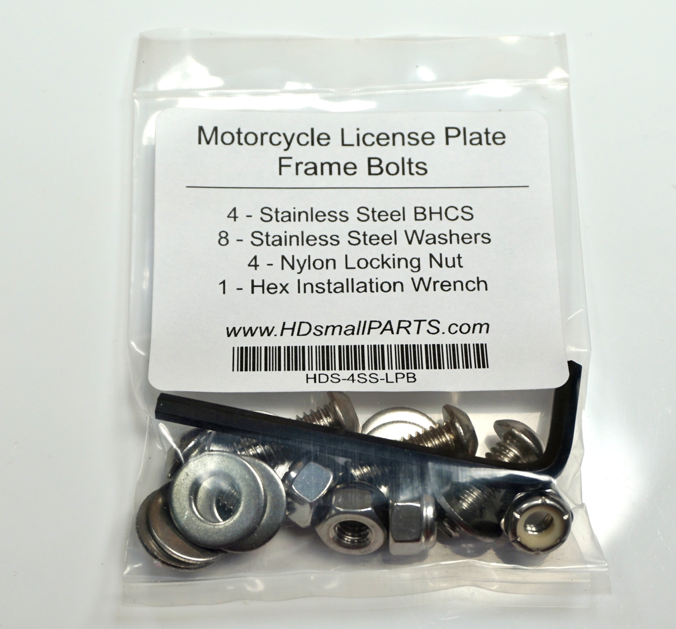 Motorcycle License Plate Frame Bolts  LocEzy.com