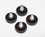 Load image into Gallery viewer, 1/4&quot;-20 Thumb Screws - 1&quot; Round Black HDsmallPARTS.com
