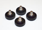 Load image into Gallery viewer, 1/4&quot;-20 Thumb Screws - 1&quot; Round Black HDsmallPARTS.com
