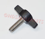 Load image into Gallery viewer, (50-100) 1/4&quot;-20 x 3/4&quot; Tee Wing Thumb Screws Red &amp; Black  HDsmallPARTS.com
