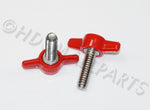 Load image into Gallery viewer, (4pc-20pc)1/4&quot;-20 Tee Thumb Screws Red
