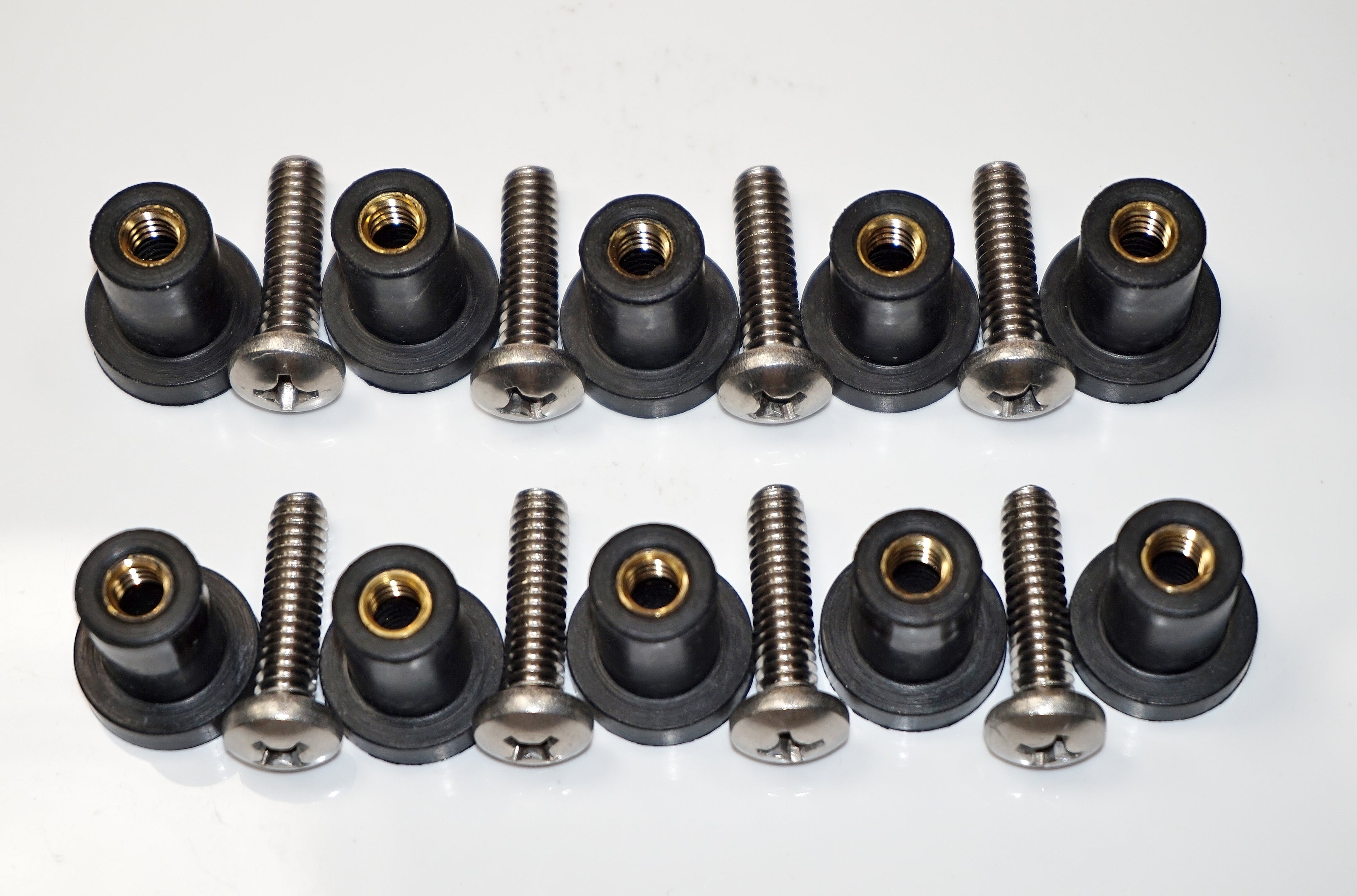 H-D Road Glide Replacement Well Nuts H-D part #2404-0546 (#1/4"-20)  LocEzy.com