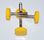 Load image into Gallery viewer, 1/4&quot;-20 x 1-1/2&quot; Thumb Screws  Round Knob Yellow
