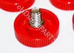 Load image into Gallery viewer, (4-20) 1/4&quot;-20 Thumb Screws - Round Red
