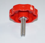 Load image into Gallery viewer, (2-5-10) 1/4&quot;-20 Red Rosette Clamping Thumb Screw Knobs HDsmallPARTS.com
