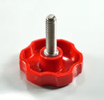 Load image into Gallery viewer, (2-5-10) 1/4&quot;-20 Red Rosette Clamping Thumb Screw Knobs
