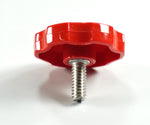 Load image into Gallery viewer, (2-5-10) 1/4&quot;-20 Red Rosette Clamping Thumb Screw Knobs
