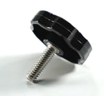 Load image into Gallery viewer, 1/4&quot;-20  Black Rosette Clamping Thumb Screw Knobs HDsmallPARTS.com
