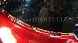  HDsmallPARTS - 3-Harley-Davidson Chrome Windshield/Trim Screws and Washers