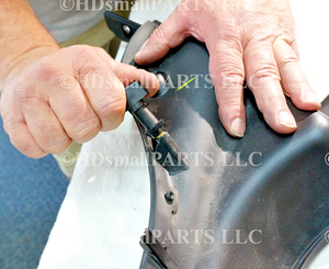 locezy - Harley-Davidson® Batwing Fairing Repair Kit -10 Brass Inserts (Part# 16585-96) - HDsmallPARTS LLC - 10-Brass Inserts & Installation tool