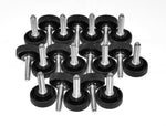 Load image into Gallery viewer, Products (250-500-1000) 1/4&quot;-20 x 1&quot; Thumb Screws - 1&quot; Round Black Knob  HDsmallPARTS.com

